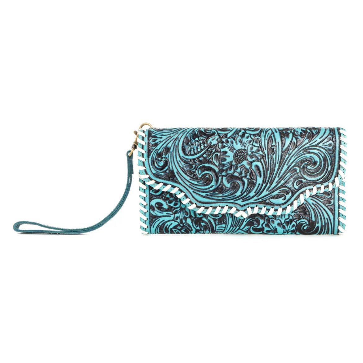 Desert Roses Turquoise Wallet
