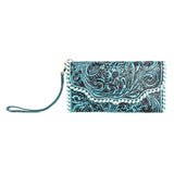 Desert Roses Turquoise Wallet