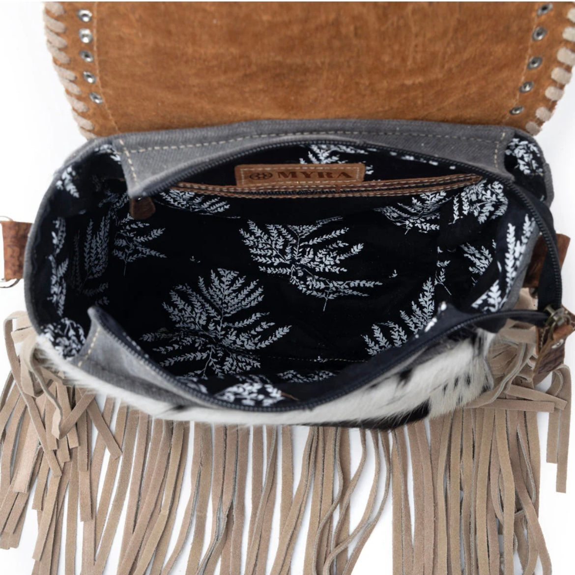 Dusty Lariat Saddle Brown Purse