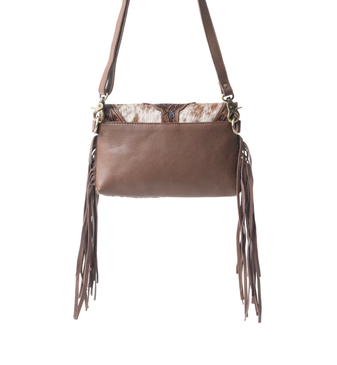 Stonedrop Ridge Honey Fringed Purse