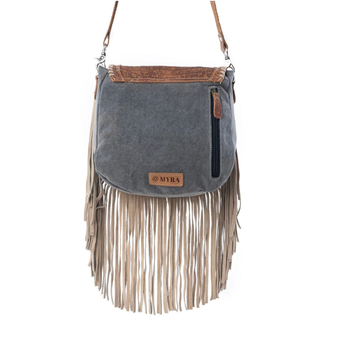 Dusty Lariat Saddle Brown Purse