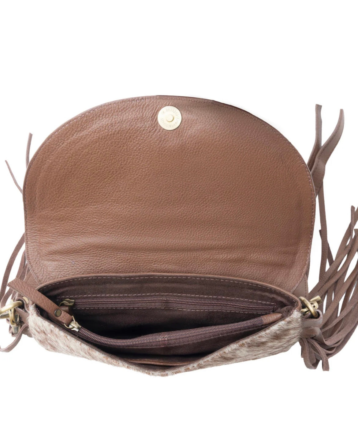 Stonedrop Ridge Honey Fringed Purse