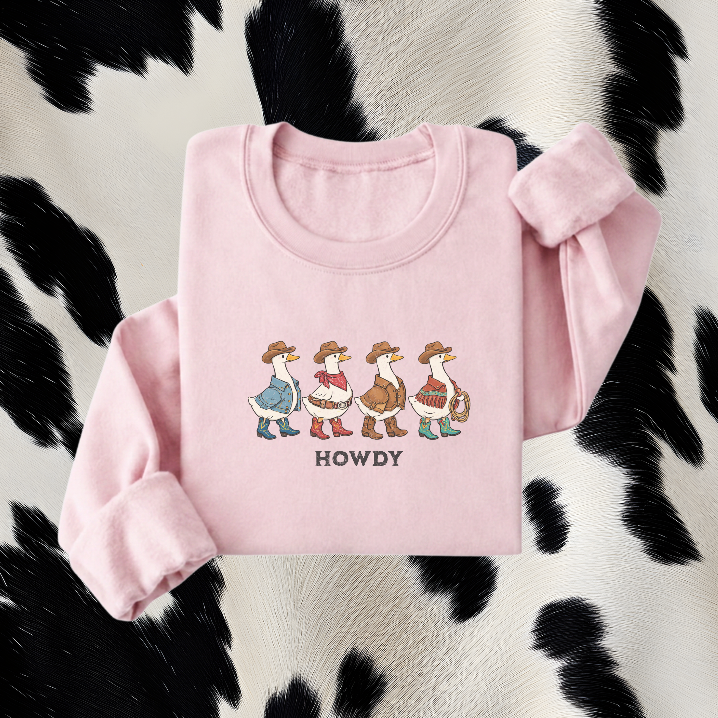 Western Sweater - Boot Duck