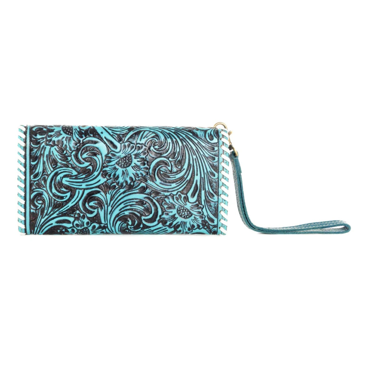 Desert Roses Turquoise Wallet