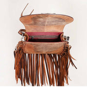 Desert Dahlia Fringe Purse