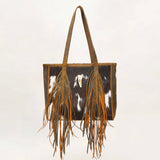Hide and Fringe Purse