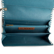 Desert Roses Turquoise Wallet