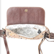 Sandy Rosewood Fringe Purse