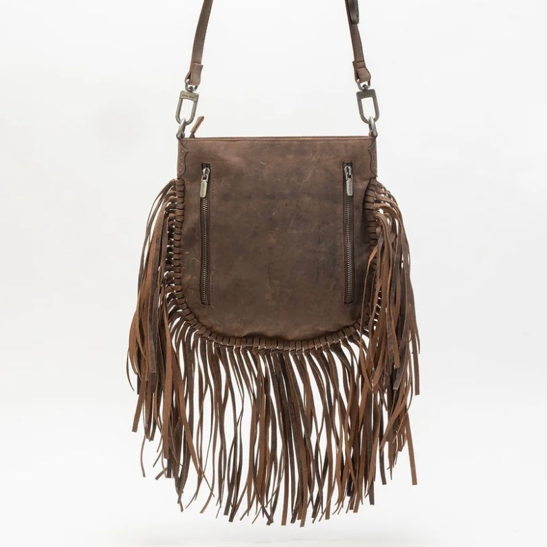 Mojave Tassel Leather Fringed Purse