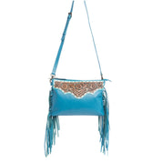 Chaparral Blue Fringe Purse