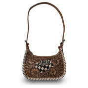 Dannia Checkered Purse