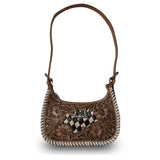 Dannia Checkered Purse