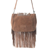 Wildhide Desert Mocha Fringe Purse