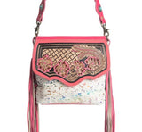 Rosa Verde Fringe Purse