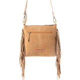 Sonora Charm Brown Fringe Purse