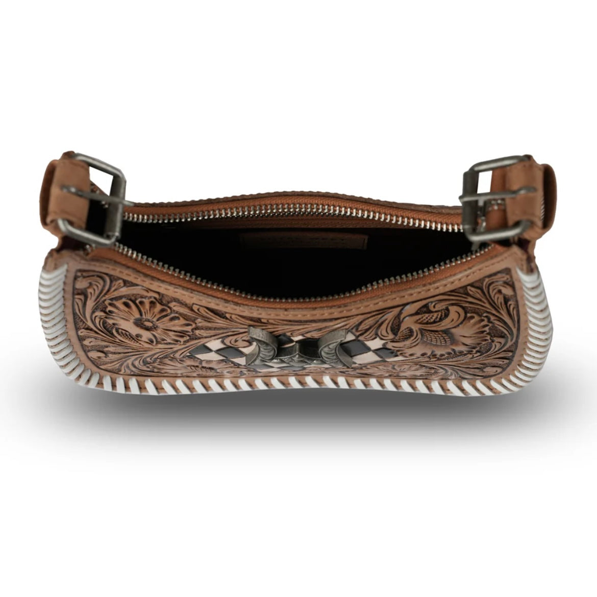Dannia Checkered Purse