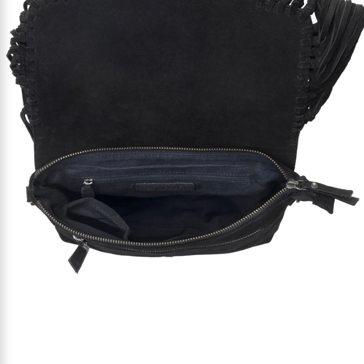 Lucky Charm Leather Black Purse