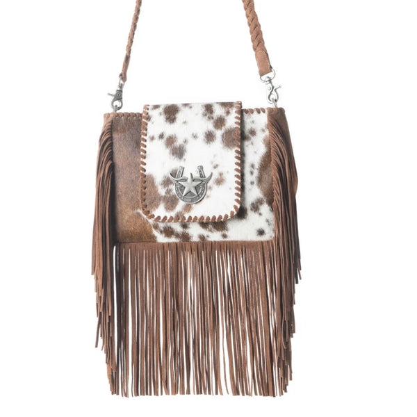 Wildhide Desert Mocha Fringe Purse