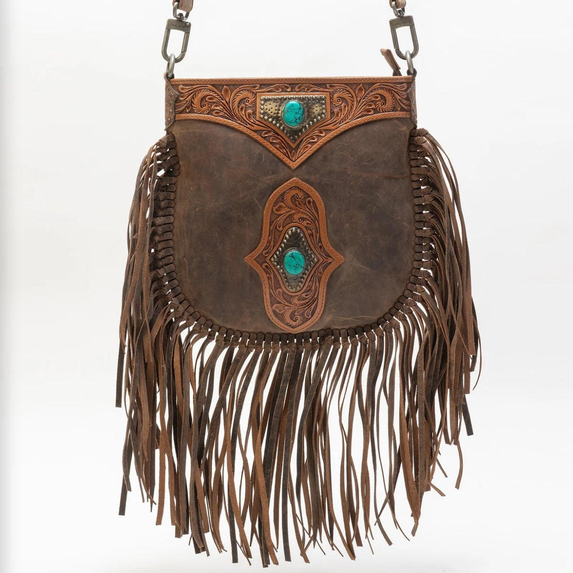 Mojave Tassel Leather Fringed Purse