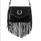 Lucky Charm Leather Black Purse