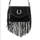 Lucky Charm Leather Black Purse