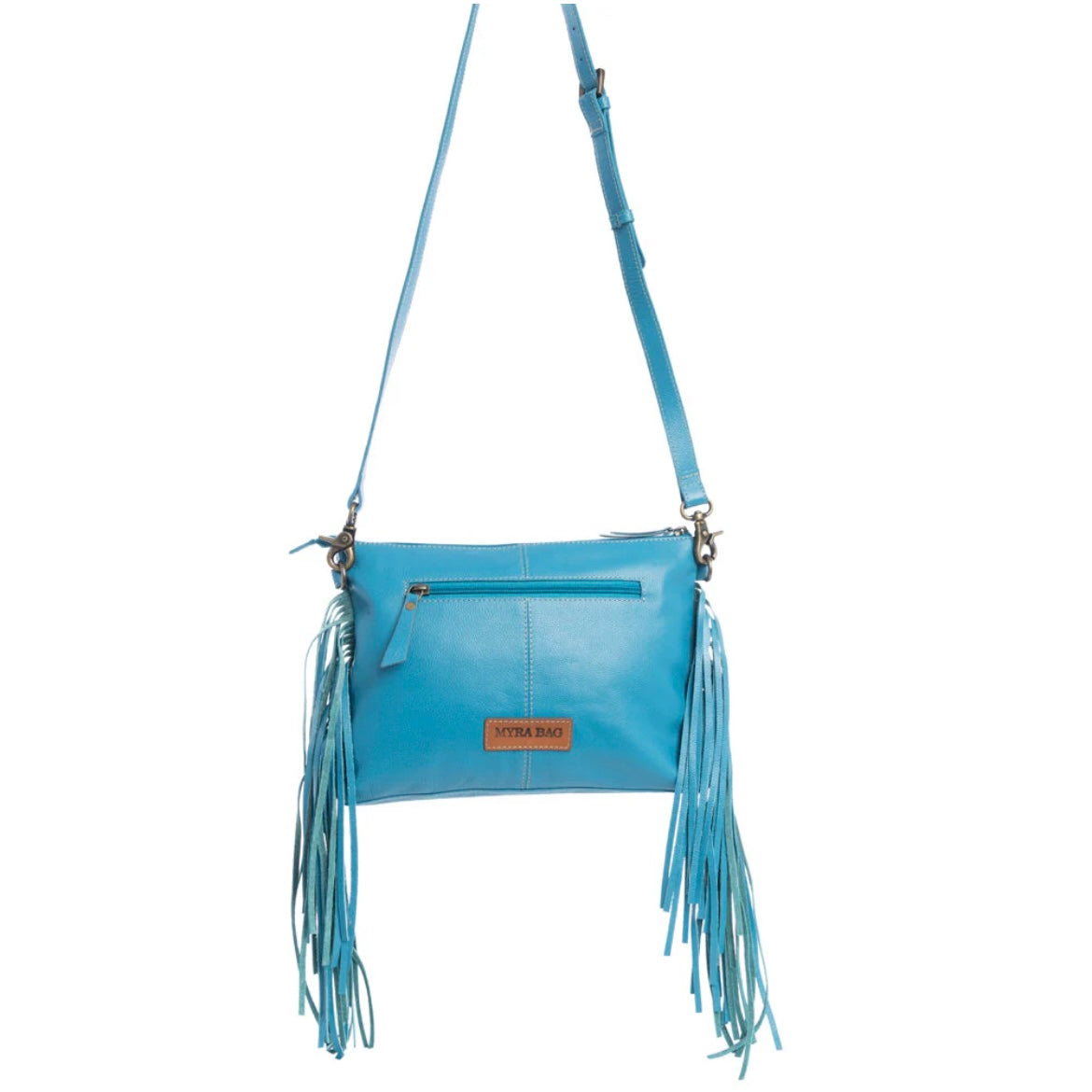 Chaparral Blue Fringe Purse