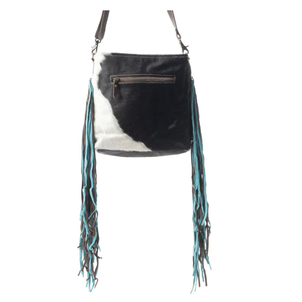 Sapphire Crown Fringe Purse
