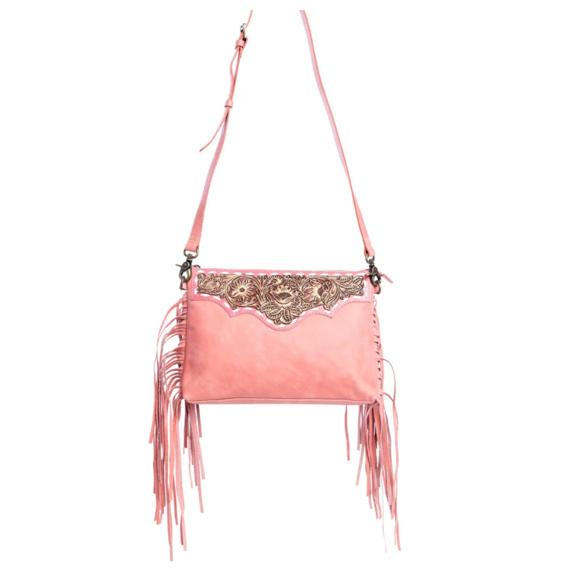 Chaparral Pink Fringe Purse