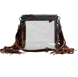 Hangy Tangy Clear Bag Fringe Purse