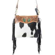 Sonora Charm Black Fringe Purse