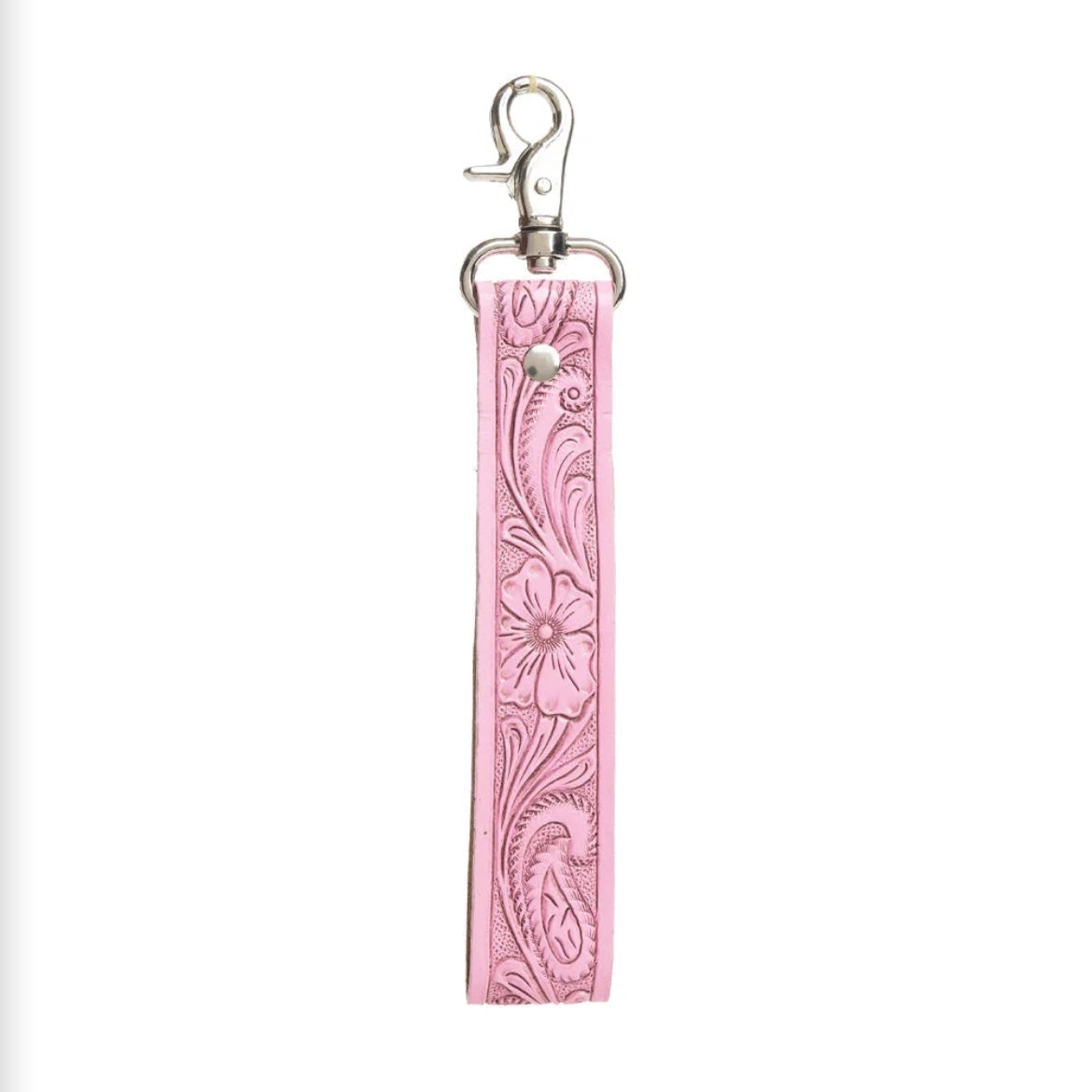 Blooming Meadow Pink Key Wristlet