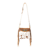 Sonora Charm Brown Fringe Purse