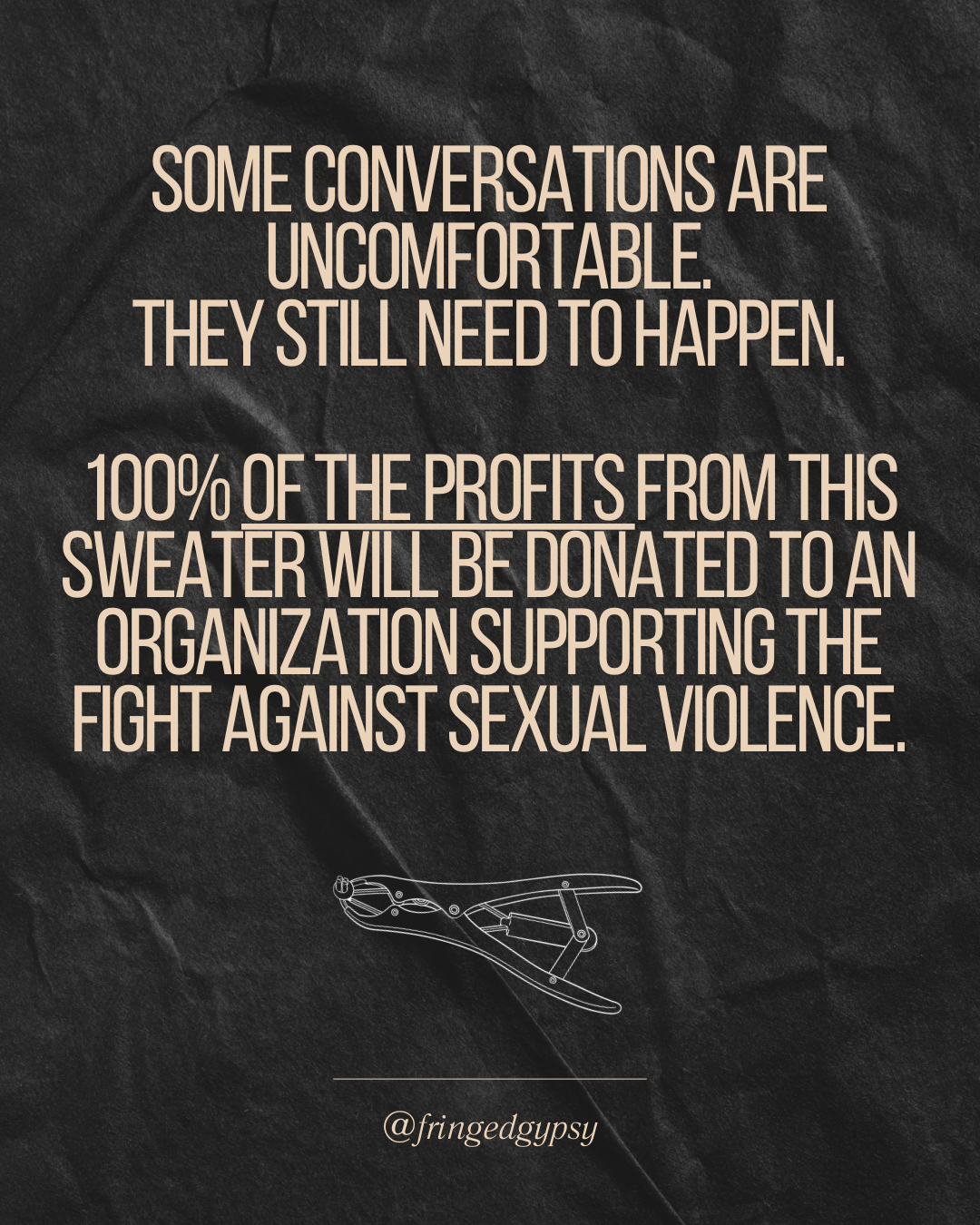 Have a hard conversation today - SWEATER