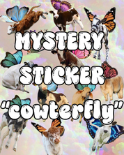 Mystery “cowterfly” sticker