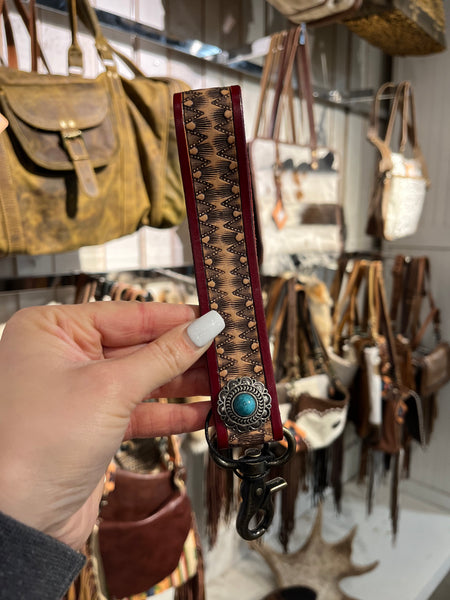 Punchy Key Wristlet