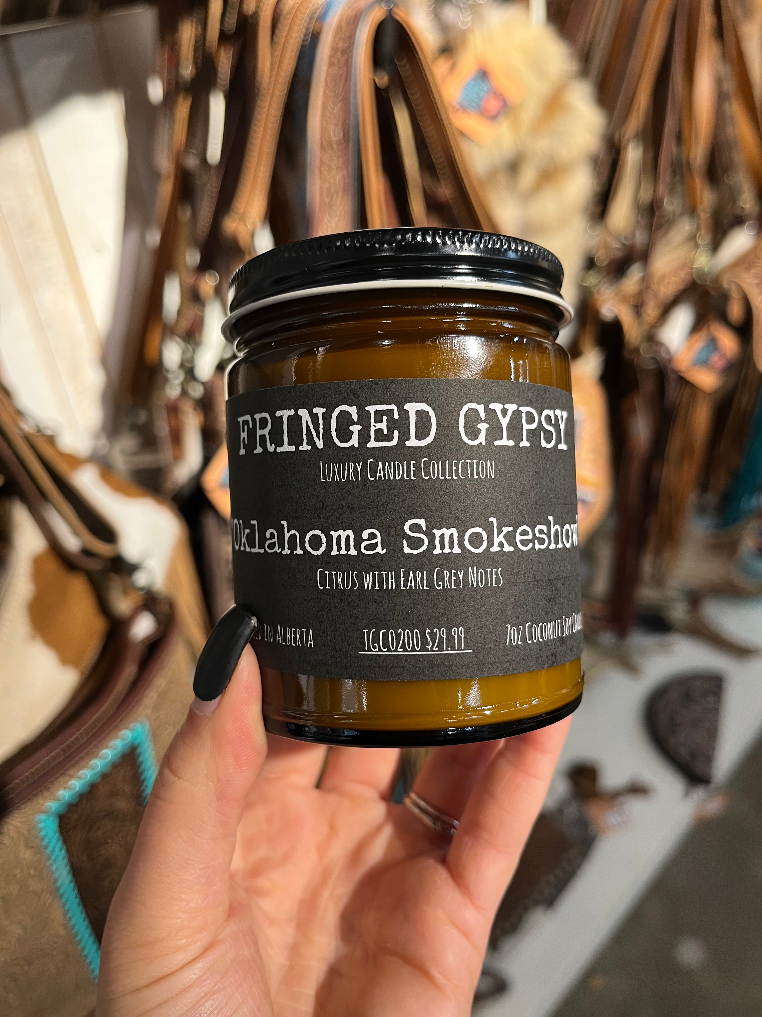 “Oklahoma Smokeshow” Candle