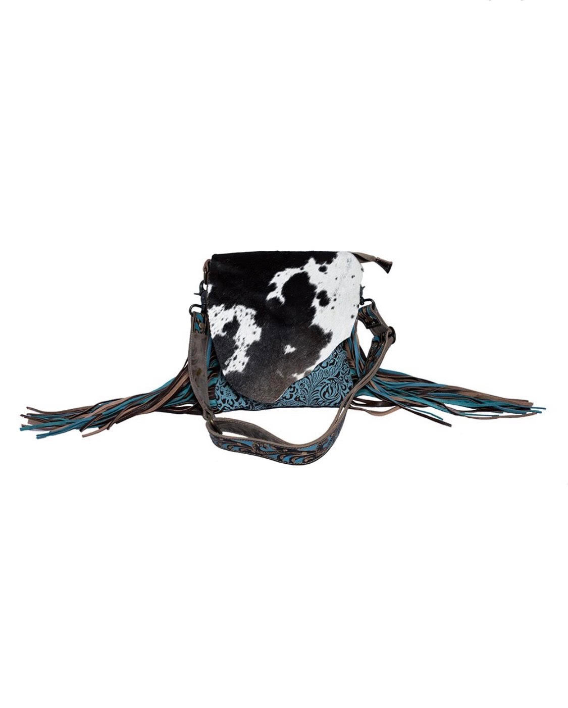 Cobal Blue Fringe Purse