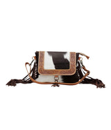 Alina Hand-Tooled Fringe Purse
