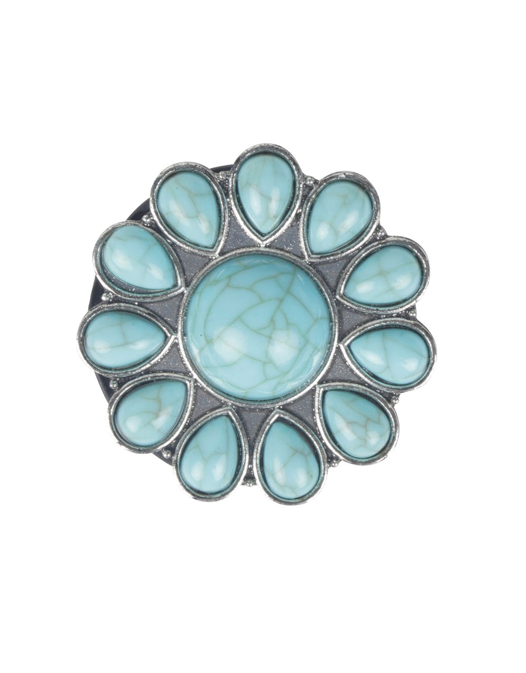 Blue Chrome Pop Socket