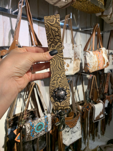 Tanned Key Wristlet