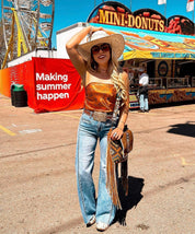 Beaded Frills Fringe Purse