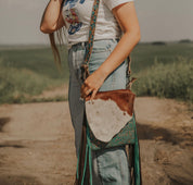 Dapples Fringe Purse