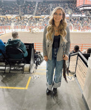 Cobal Blue Fringe Purse